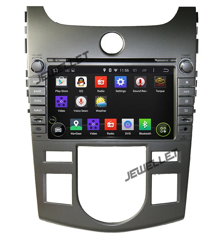 Flash Deal Quad core 1024*600 HD screen Android 9.0 Car DVD GPS radio Navigation for Naza Kia Forte Cerato 2009-2013 with 4G/Wifi DVR OBD 4