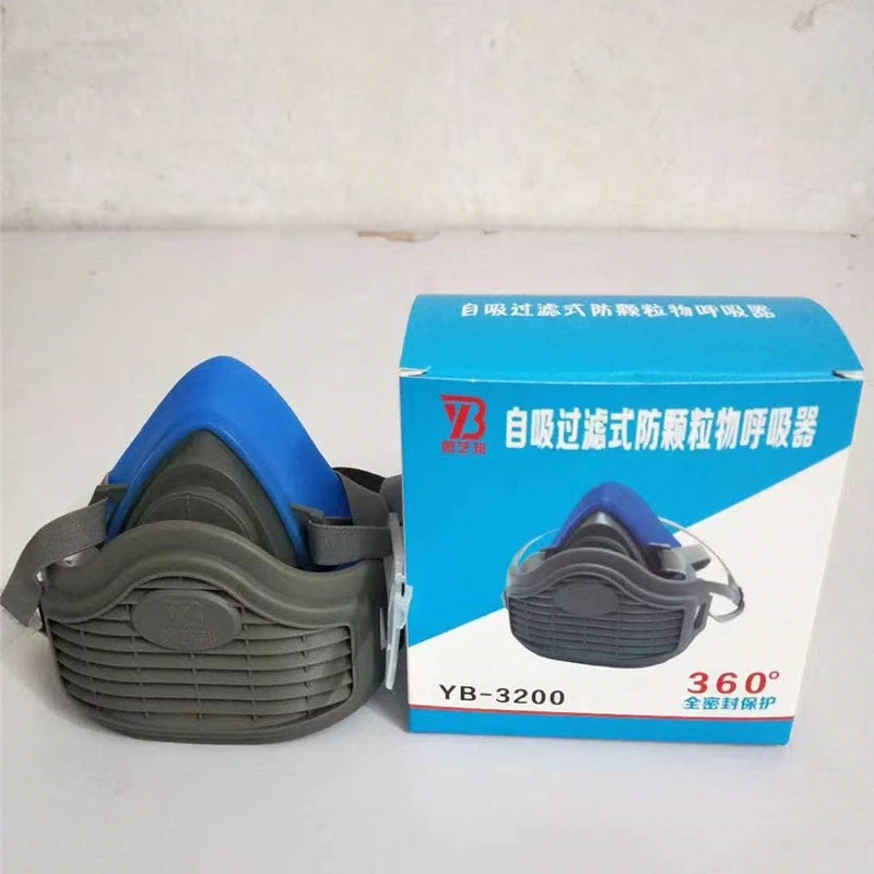 KN95 dust mask half face gas mask breathing dust filter high efficiency industrial protection PM2.5 respirator prevent disease
