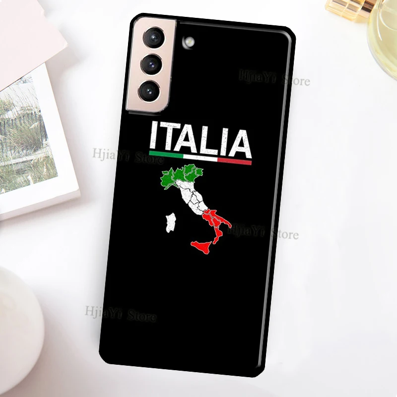 Italy Flag Vintage Italian Case For Samsung Galaxy S21 Ultra S20 FE S9 S10 Plus Note 10 Note 20 S22 Ultra Back Cover cute phone cases for samsung 