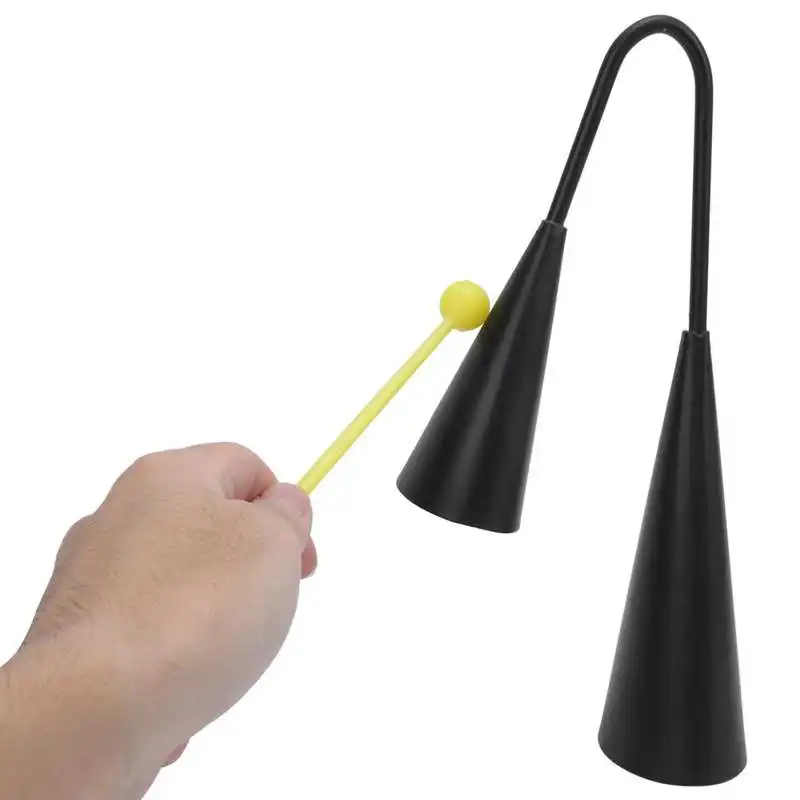 Traditional Hand‑Held Latin Percussion Instrument Interesting Agogo Bell for Playing for Kids