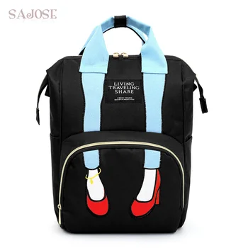 

Fashion Mummy Maternity Nappy Bag Large Capacity Baby Bag Travel Backpack Nursing Bag for Baby Care Nappy Handbag