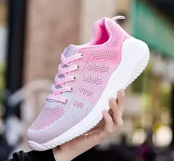 

Large size 35-41 women shoes ultra light mesh breathable sports shoes 2020 spring hot sale women sneakers zapatos de mujer