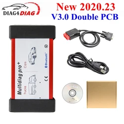 Multidiag Pro+ TCS V3.0 NEC Relays 9241 Chip Bluetooth USB 2021.10 Code Reader Car/Truck Diagnostic Scanner