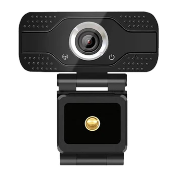

Computer Camera, 1080P HD Home Webcast Live Video with USB Built-in Microphone Webcam