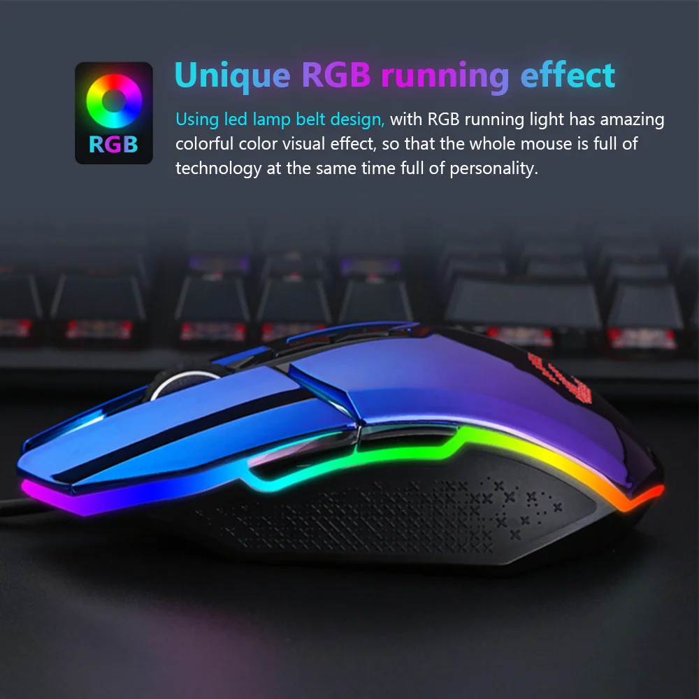 Игровая мышь DAREU EM915 RGB PMW3336 10800 DPI 50 миллионов life 7 кнопок мыши с кнопками KBS