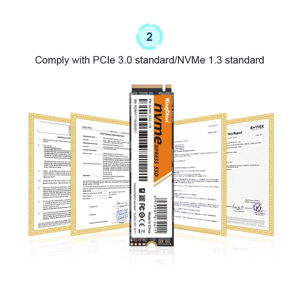 KingDian M.2 ssd PCIe NVME 128 ГБ 256 ГБ 512 Гб Твердотельный накопитель 2280 внутренний жесткий диск hdd для ноутбука MSI Asrock