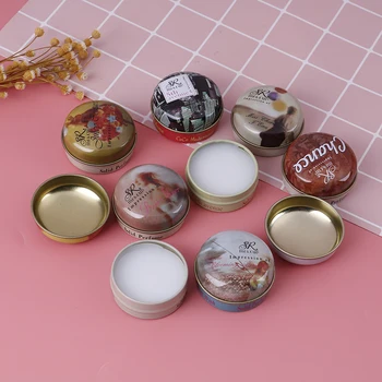 

1PC 15g Solid Perfume for Men Women Floral Portable Round Box Solid Perfume Edt Ept Balm Body Fragrance Skin Care Essential Oil