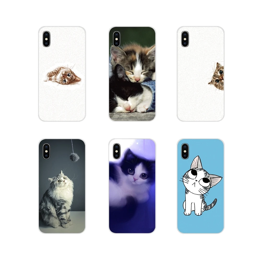 Accessories Phone Shell Covers Cute Cat Kitty For Samsung Galaxy A3 A5 A7 A9 A8 Star A6 Plus 2018 2015 2016 2017 | Мобильные