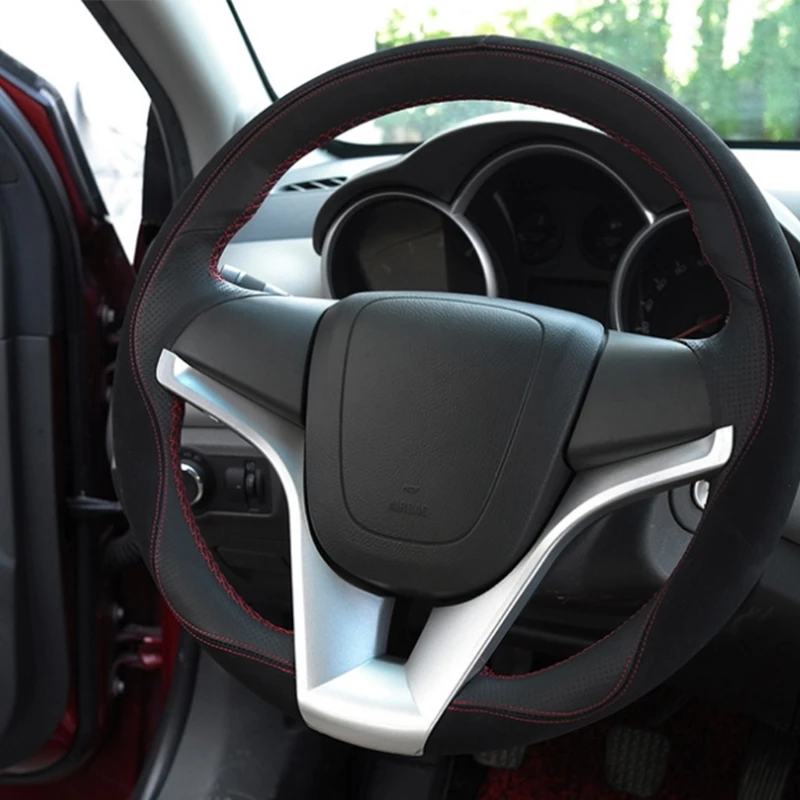 Новая крышка для рулевого колеса отделка вставка наклейка Chevrolet Cruze Trax Tracker |