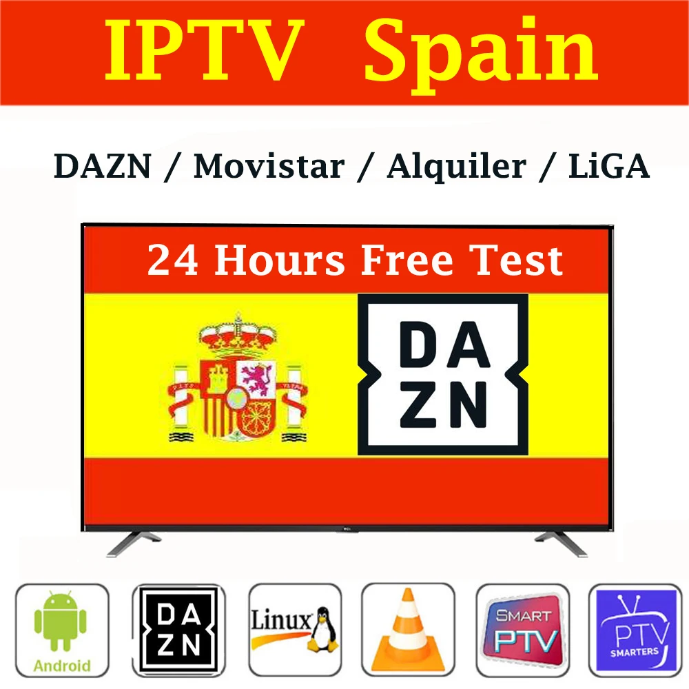 

España Spain IPTV subscription m3u free test used on satellite tv receiver set top box smart tv android tv box pad phone