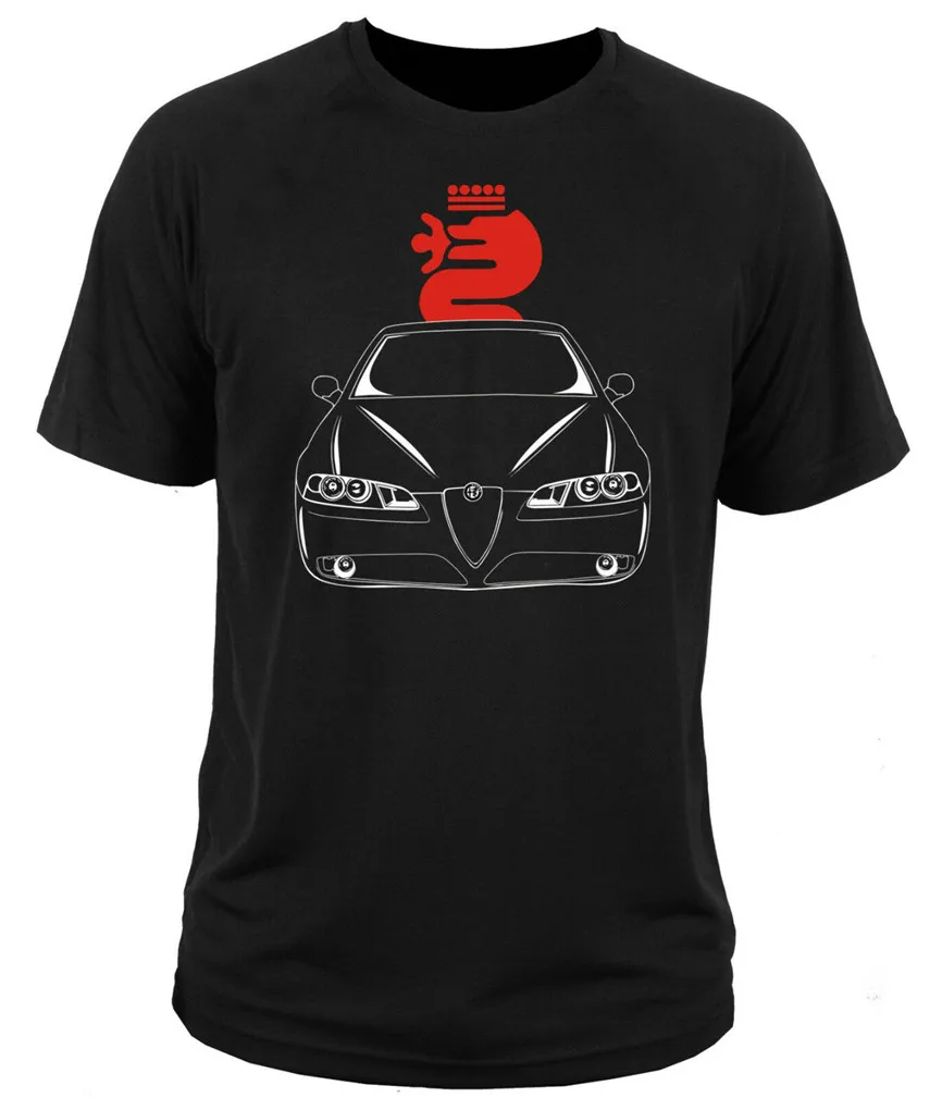 Футболка Alfa 156 Romeo Италия брендовая одежда футболка | Мужская