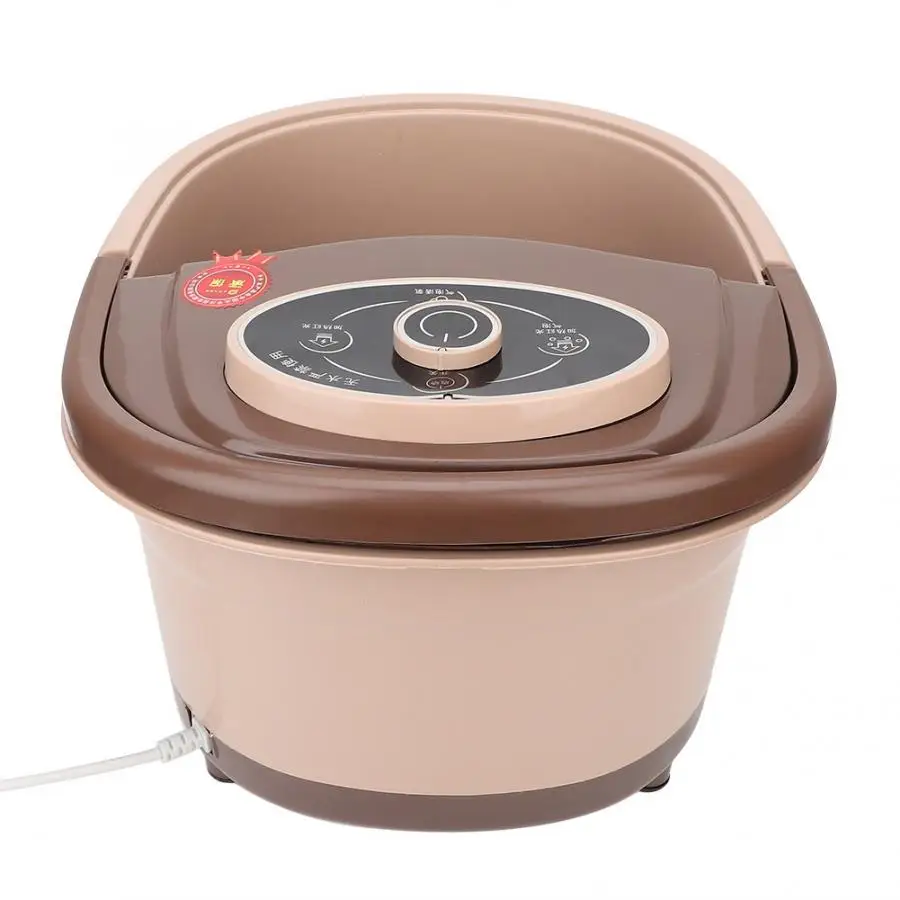 250V Electric Massage Foot Spa Bath Bubble Feet Massager Tub Machine CN Plug without Cover Massage Relaxation