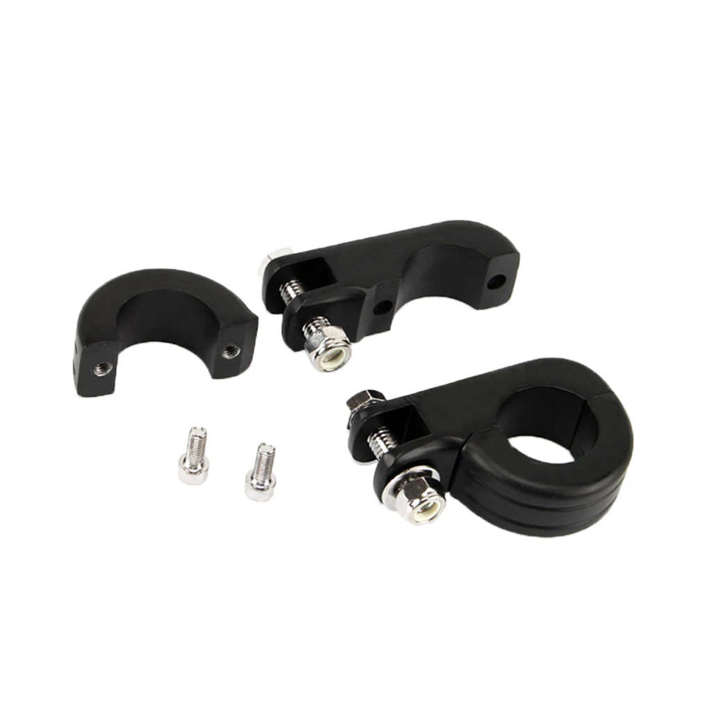 CNC aluminum alloy Highway Foot Peg Clamps Mount Kit for Harley 1-1/2'' 38mm Bar Engine Guard