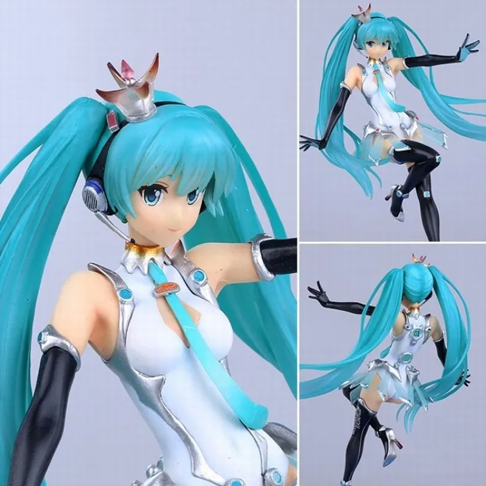 

Garage Kit Hatsune Miku High-quality Version of Race Car Hatsune Boxed Garage Kit Model Ornaments