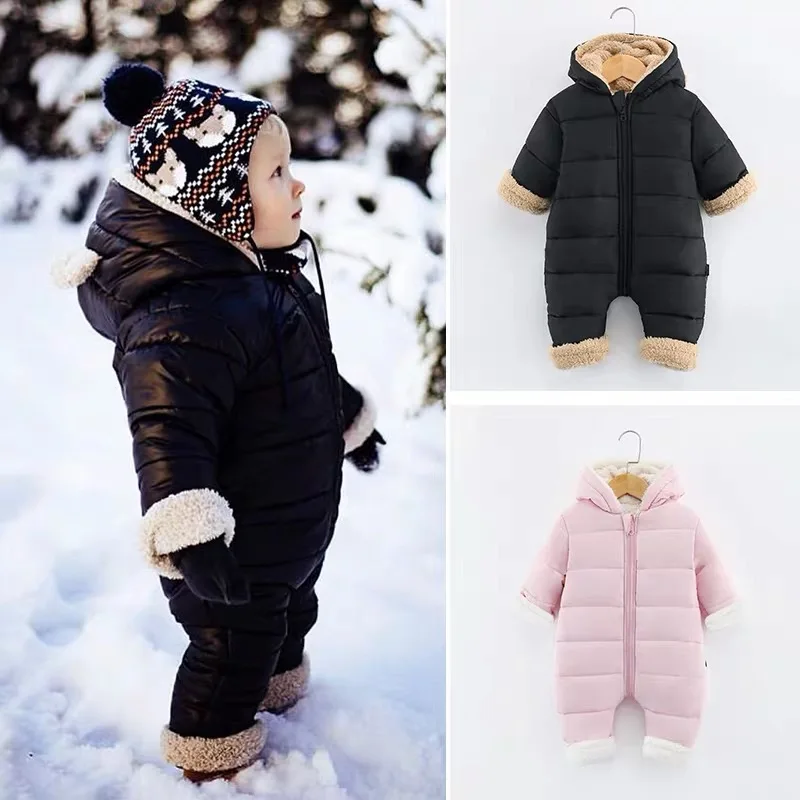 Tinypeople для малышей с милым медведем комбинезон девочек зимний удерживающая тепло