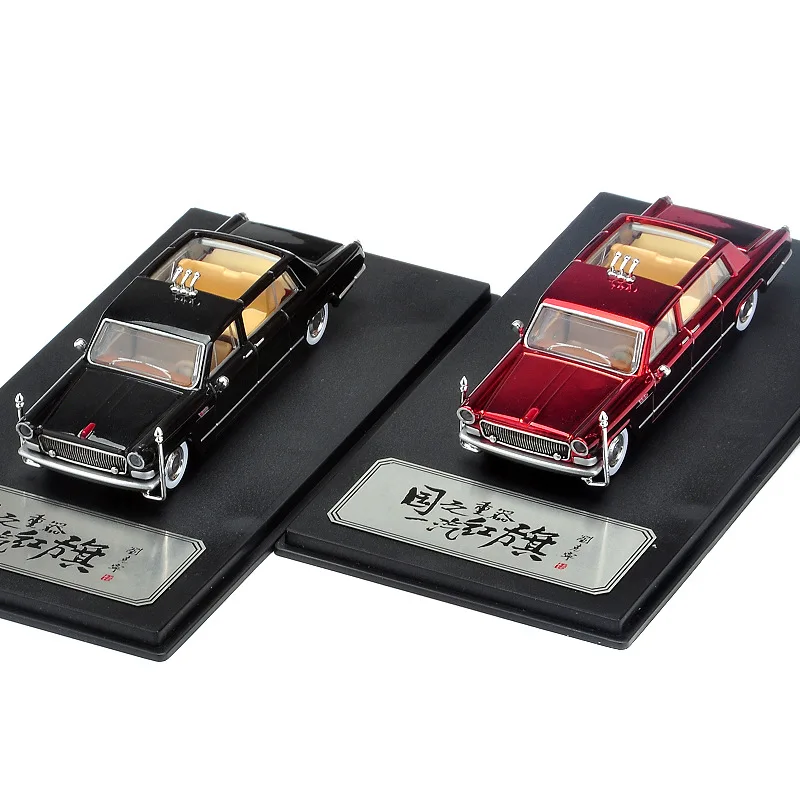 Модель автомобиля HONGQI CA770 из сплава 1/64 1966 | Игрушки и хобби