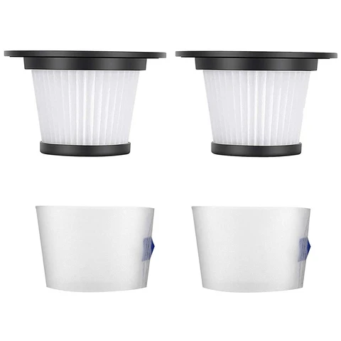 Packs Of HEPA Filter For MOOSOO K17 Cordless Vacuum, A17 Vacuum Cleaner, High-Density Hepa