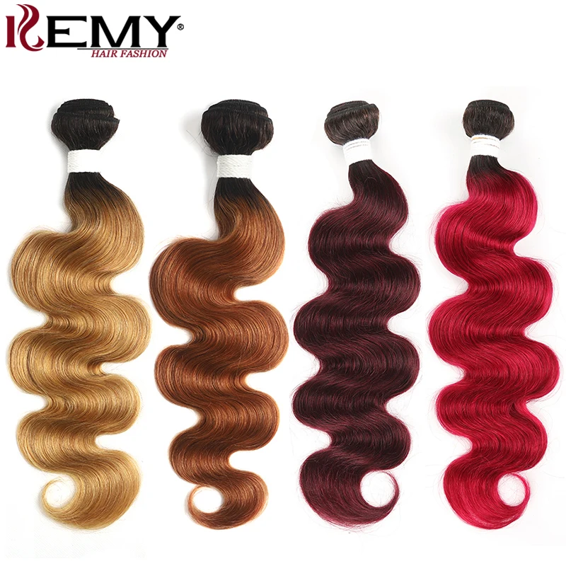 Бразильские пучки для плетения волос kemy Hair, волнистые волосы для тела, корень для волос 1B/Berg 100%, человеческие волосы для плетения, не Реми, 1