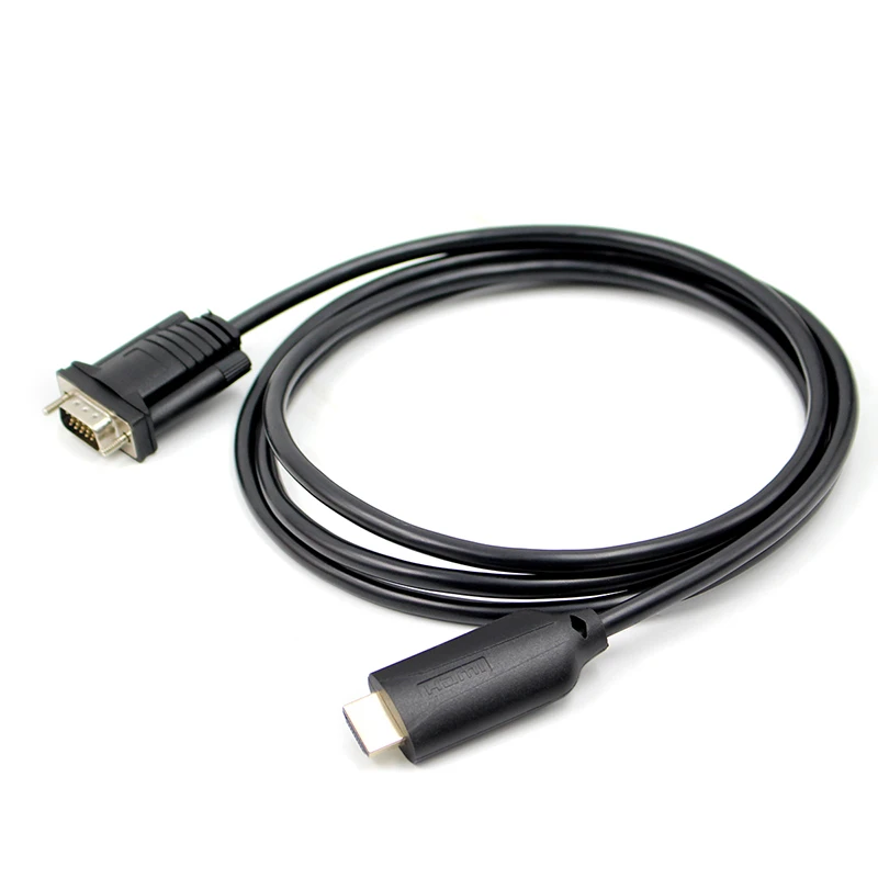 HDMI2VGA конвертер HDMI к VGA кабель Мужской декодер адаптера hdmi vga адаптер ноутбука