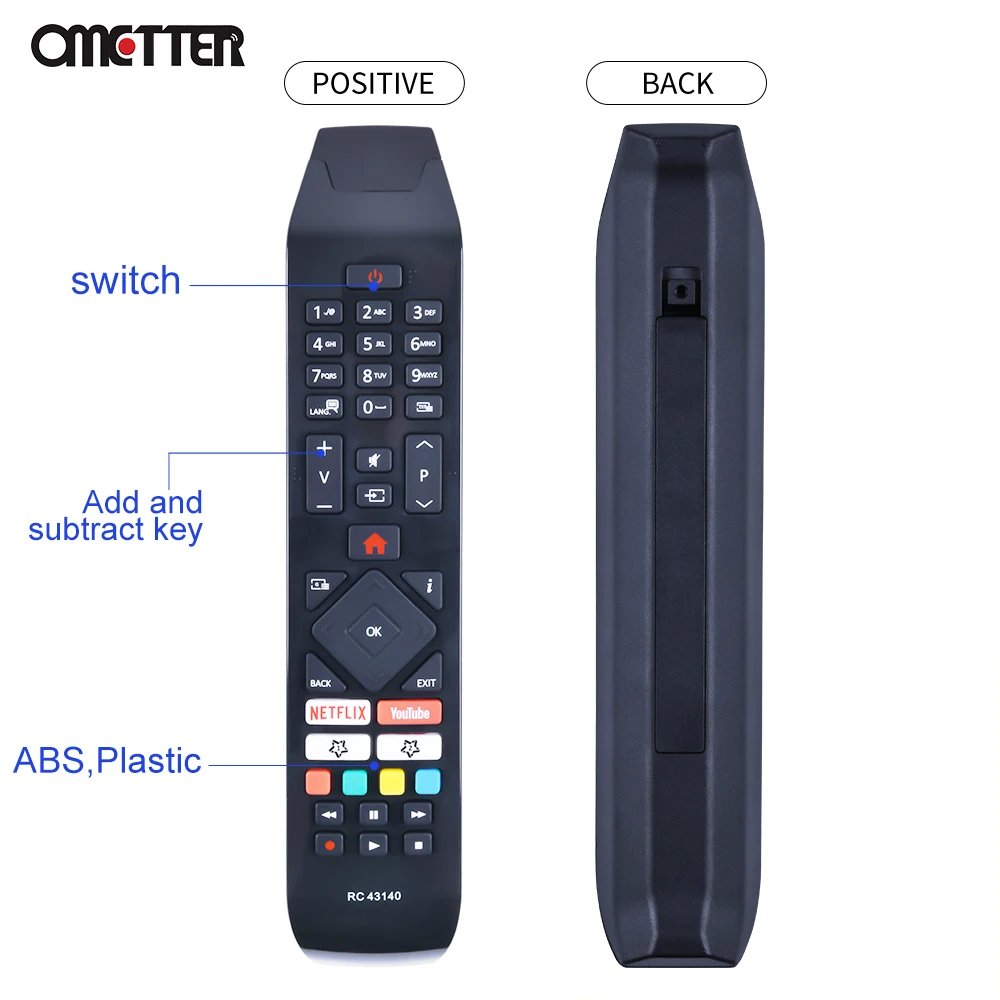 RC43140 RC43141 Suitable for Hitachi TV Remote RC 43140 55HL7000