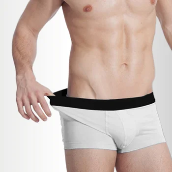 

Panties Mens 4Pcs\lot Boxers Mens Underwear Boxer Men Solid Boxer Shorts Soft Boxers Mens Underwear 4pcs/Lot