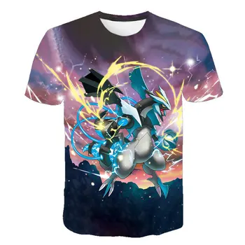 

2020 Pokemon Pikachu T shirt 3D Printed Children T-shirts Summer Short Sleeve Tshirts harajuku Fashion Streetwear Kids Clothes