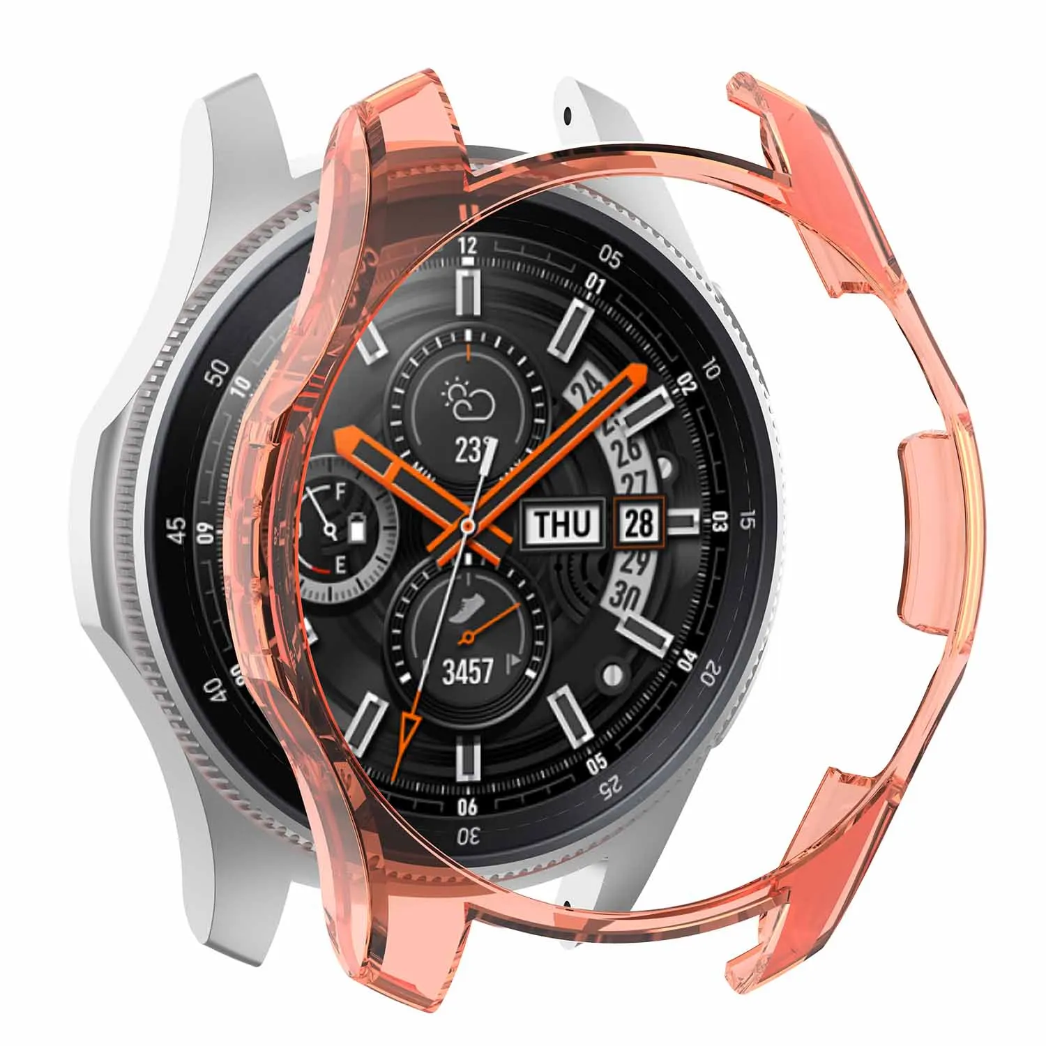 Ультра-тонкий, мягкий, силиконовый, подходит для samsung Galaxy Watch 46 мм Watch PC Case S3 Frontier защита экрана покрытие часов чехлы