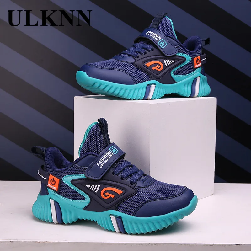 ULKNN BOY'S Athletic Shoes Autumn Big Virgin Boy Children' Shoes Breathable Mesh BOY'S Shoes2020 New Style