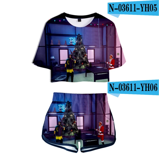 My Friend Pedro 3d Summer Two Pieces Short Sleeved T Shirt Shorts 2019 Hip Hop Popular Dew Belly 3d Two Pieces Of Suit Women Women S Sets Aliexpress - kick ass mask roblox