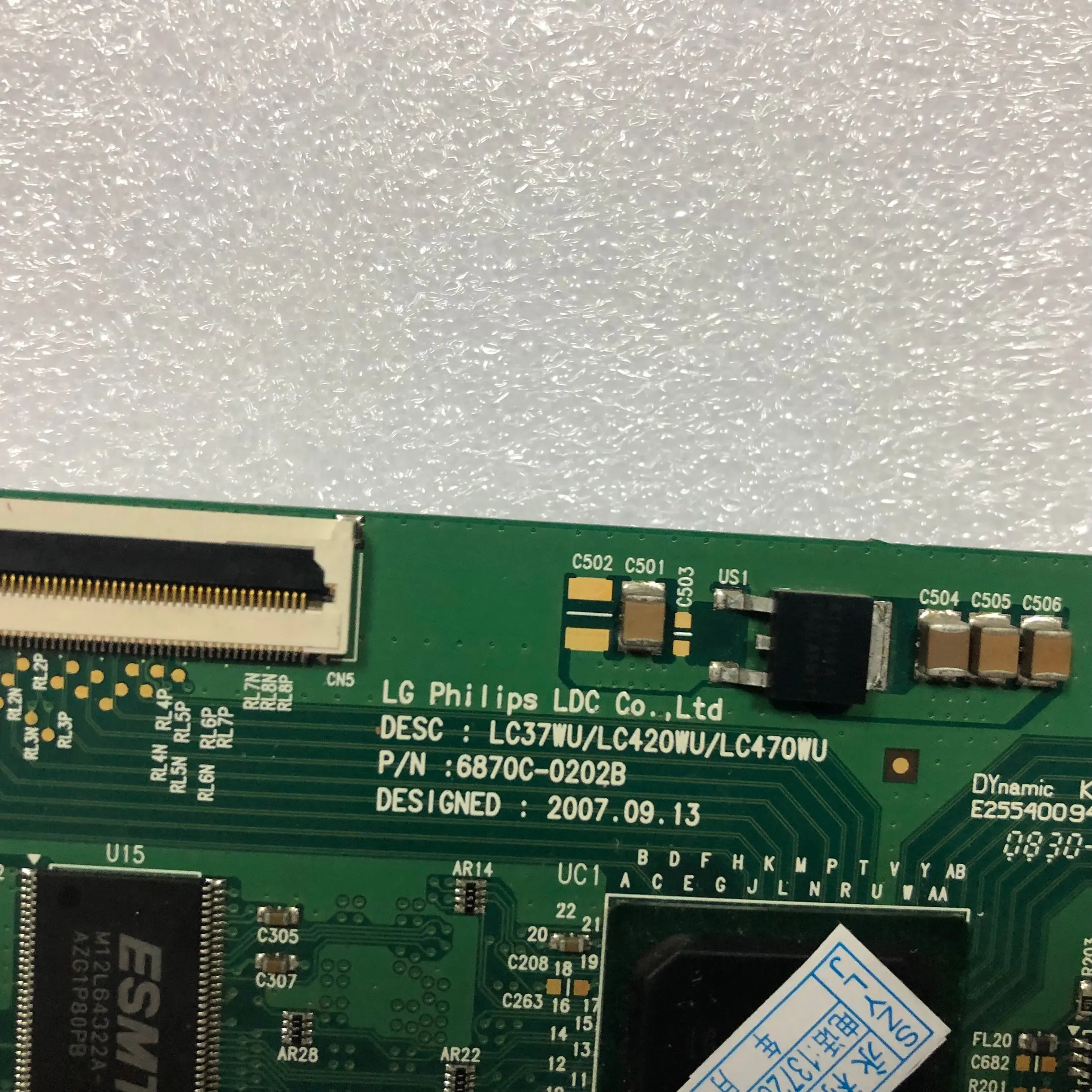 Тестовая работа LC37WU/LC420WU/LC470WU 6870C-0202B логическая плата