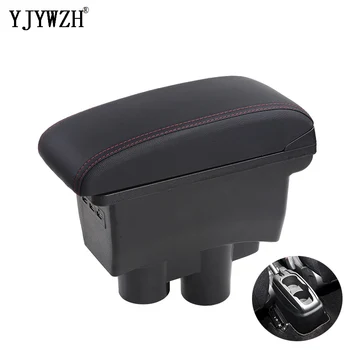 

Armrest box For Peugeot 301 citroen celysee USB Charging Centre Console Storage Box ashtray Car Styling accessories