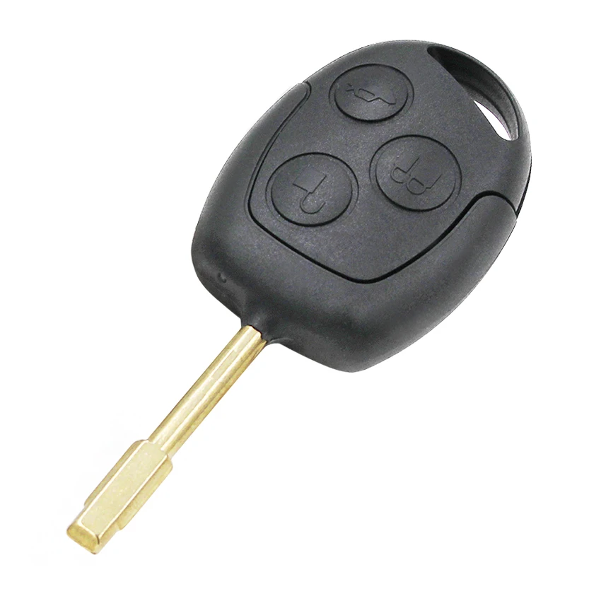 3 кнопки дистанционного Автомобильный смарт ключ-брелок для Ford Mondeo Focus Transit KA полный ключ 433MHZ 4D60 Стекло Чип Электроника FO21 Uncut Blade
