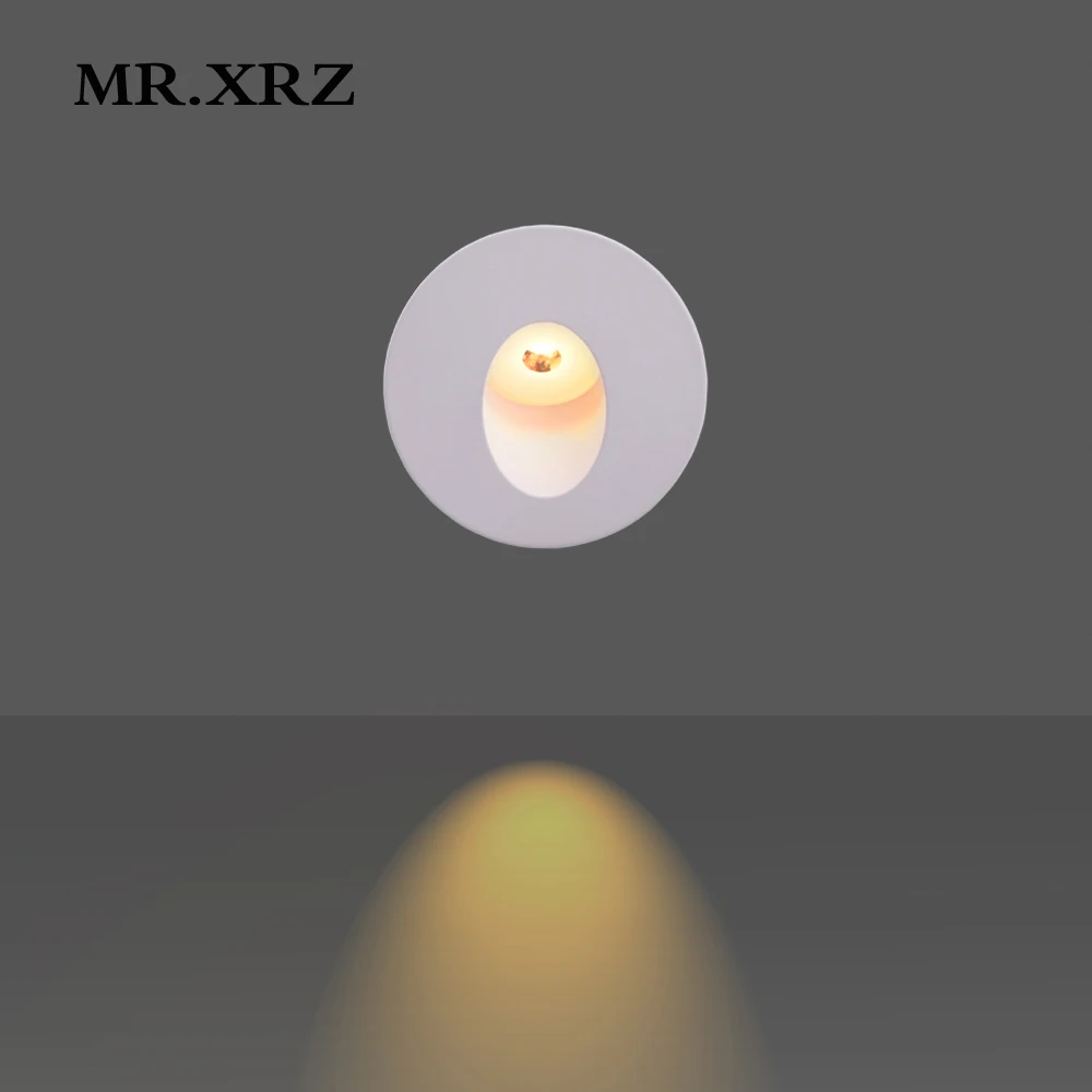 Mr. XRZ 3W Встраиваемый светодиодный настенный светильник угловые лестничные