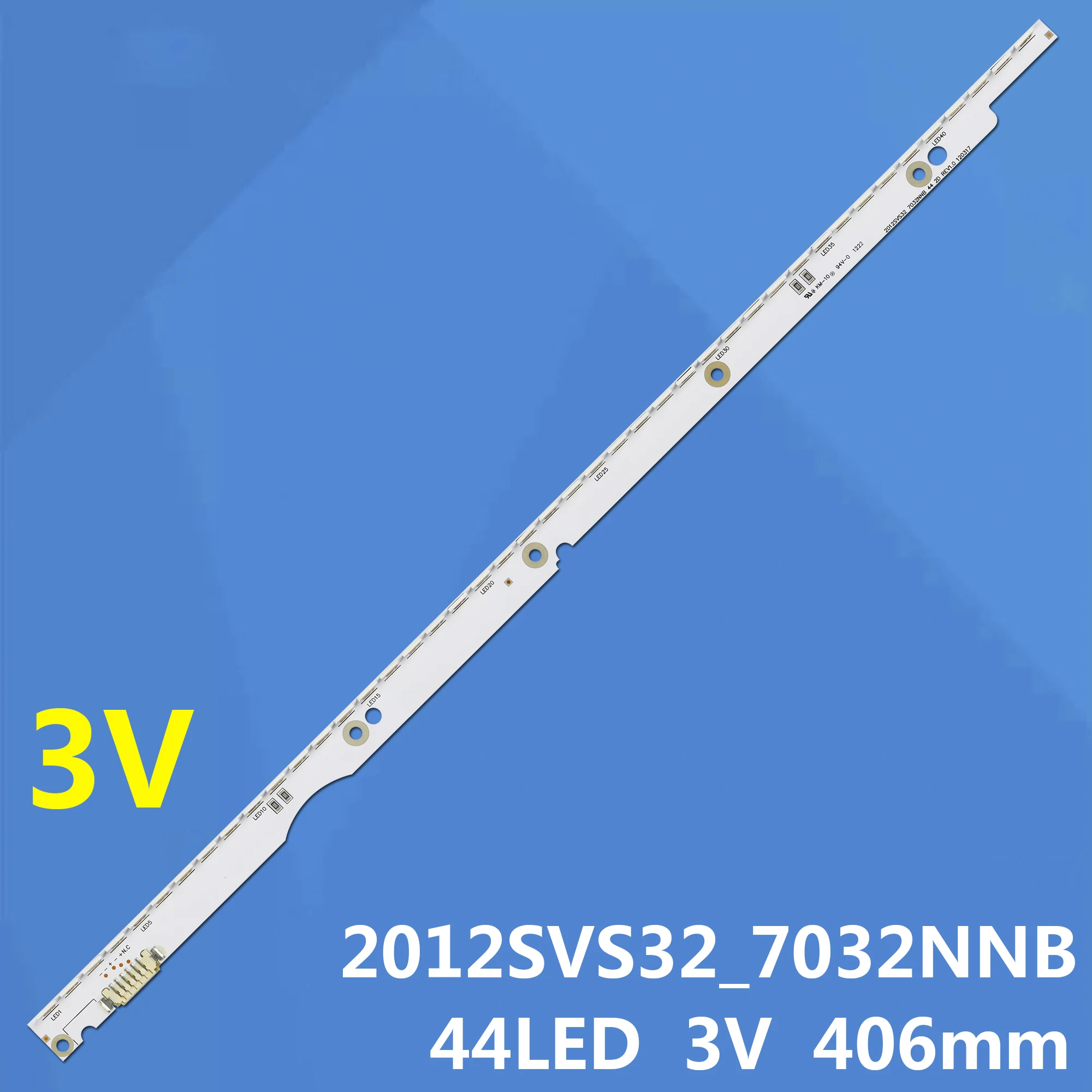 Светодиодная лента для подсветки телевизора Samsung 32 дюйма лампа TV 2012svs32 7032nnb 2D 3 в
