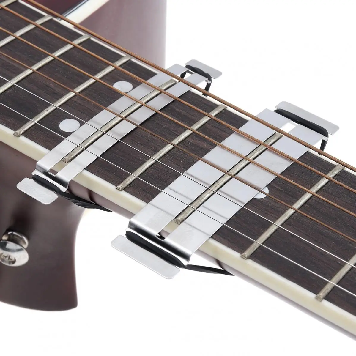 Guitar Fret Repairing Tools Stainless Steel Fretboard Guard Protector Fret Wire File Sanding Cleaning Polish Luthier Tool