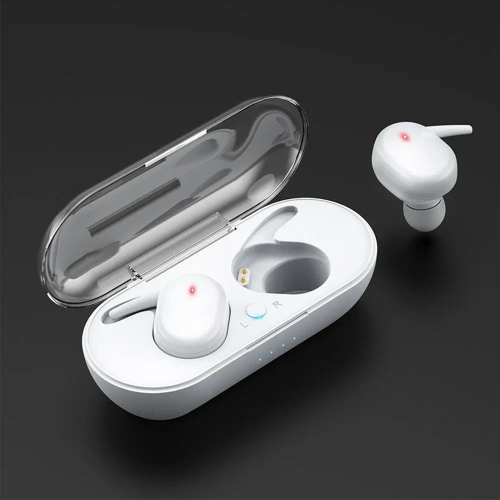 1Pair Wireless bluetooth Headphones 5 0 TWS Bluetooth Touch Control IPX5 Earphone HiFi Headset Waterproof For Sports Game N8E3