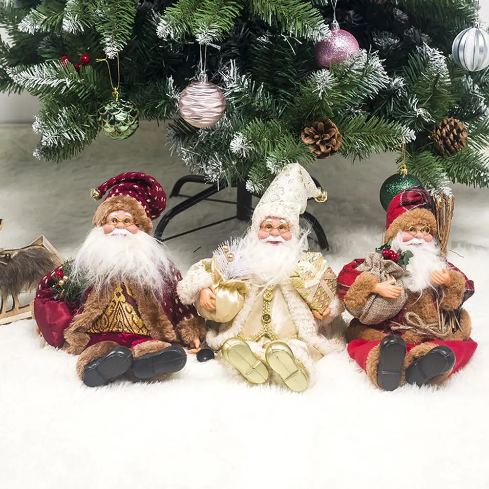 

2019 Merry Christmas Ornaments Christmas Gift Santa Claus Snowman Tree Toy Doll Hang Decorations For Home Enfeites De Natal