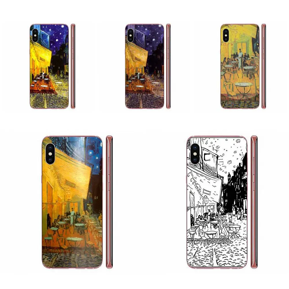 Мягкие прозрачные чехлы для HTC U11 Life Capa Plus U 11 U12 Van Gogh Cafe terras | Мобильные телефоны и