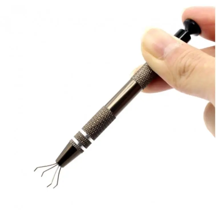 

IC Extractor Pickup BGA Chip Picker Patch IC Suck Pen Electronic Component Four Claw Grabber