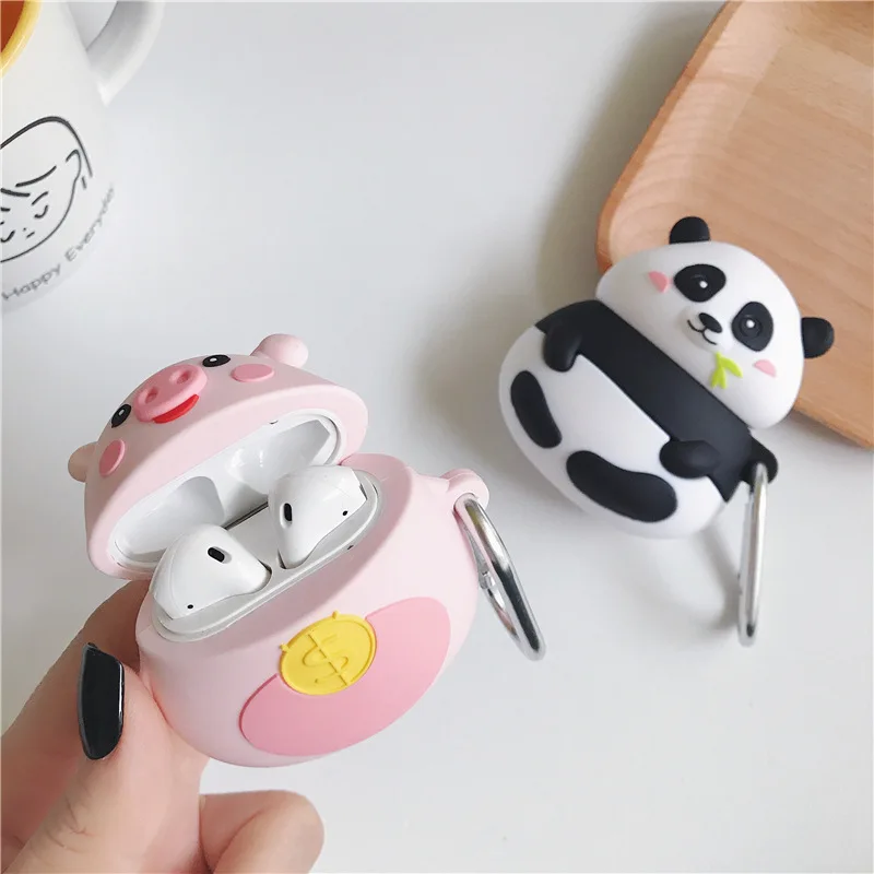 For Apple AirPods Pro 3D Cute Cartoon Pug Puppy Shar Pei Husky Dog EarPods  Case for Airpods 1 2 3 Wireless Earphone Cover Shell - AliExpress