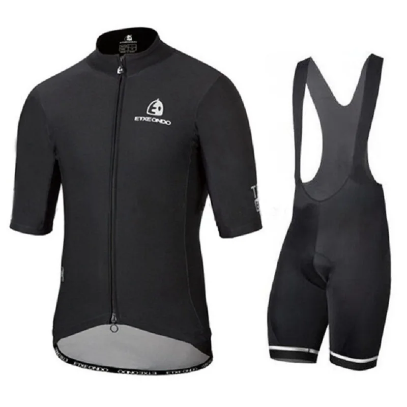 Set 14 Etxeondo Летняя мужская велосипедная майка с коротким рукавом, набор дышащих шорт, велосипедная одежда, 9D гелевая подкладка, для улицы, быстро сохнет - Цвет: Set 14
