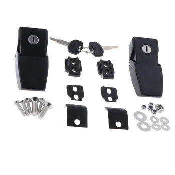

Auto Accessories Engine Hood Lock Key Anti-Theft Kit For Jeep Wrangler