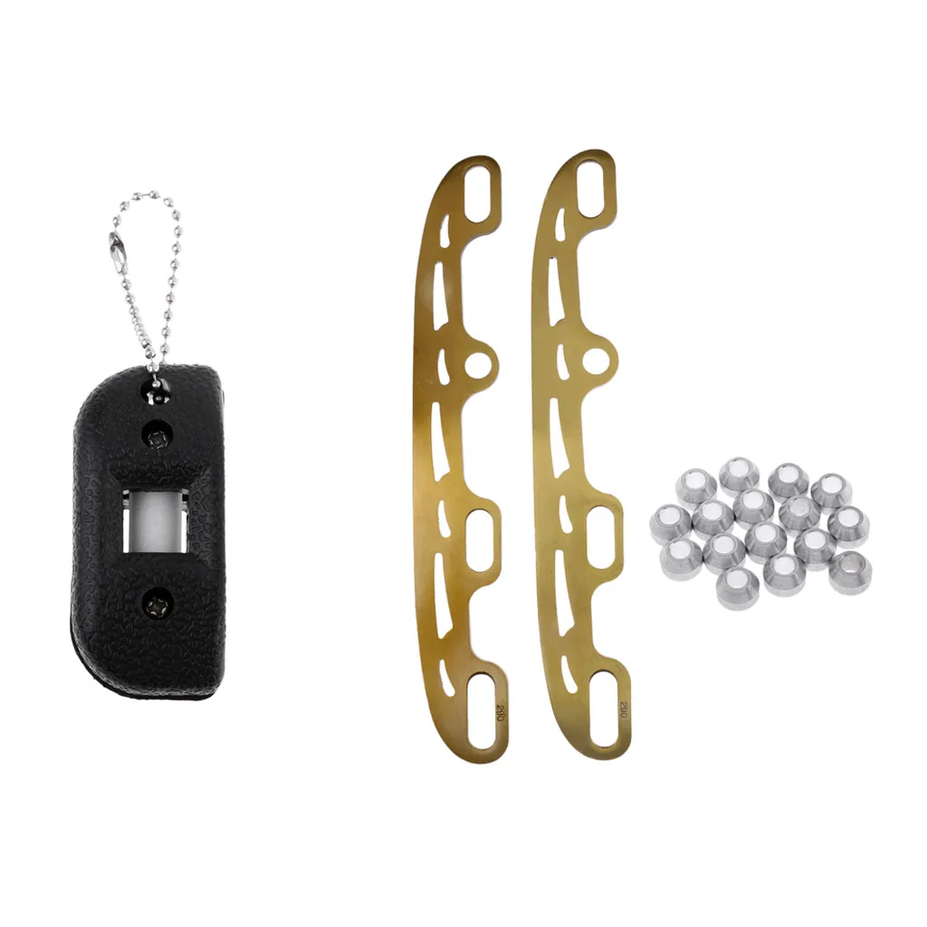 Portable Skates Blade Sharpener Conditioner Replacement Ice Skate Sandstone with Carry Bag