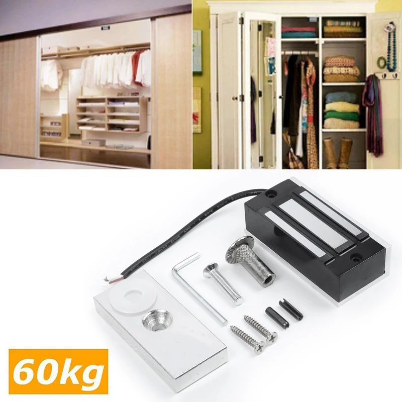

Gate Magnetic Lock Visible for Door Electric Small Fail Secure 60KG DC 12V Useful Sale Stock