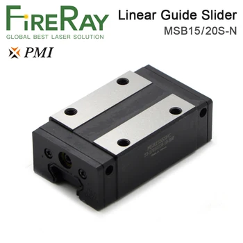 

FireRay PMI MSB15S-N Slider Block Linear Guideway Carriage for CO2 Laser Engraving Cutting Machine