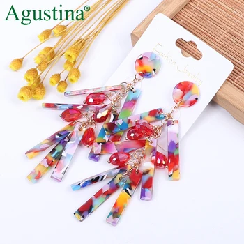 

Agustina 2020 Long Earrings Women Dangle Fashion Earrings Jewelry Girls Drop Earrings Cute Earring Small Earings Wholesale Boho