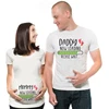 1pcs Mommy Daddy Loading Please Wait T Shirt Funny Couple Pregnant Announcement Shirts Plus Size Maternity Tshirt Family Clothes 1