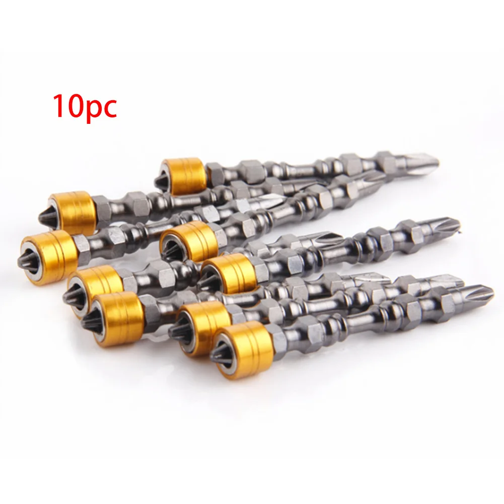 

5/10pcs 65mm Electric Drill PH2 Double Head Anti Slip Install Tool Screwdriver Bit Electric Drywall Screw Magnetic