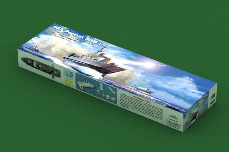 Hobby Boss 82005 1/200 Uss Pegasus Phm-1 Kit Modello Di Barca Artigianale In Plastica Th06410-Smt6