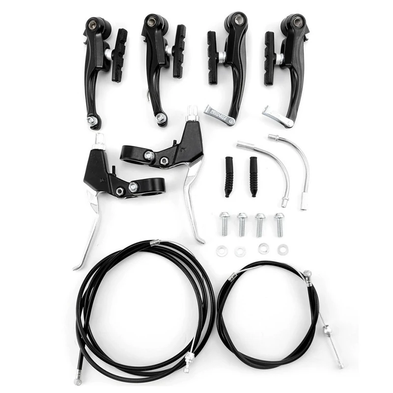 V-Brake Kit руль трос рычаги полный набор для MTB горный велосипед дорожный велосипед